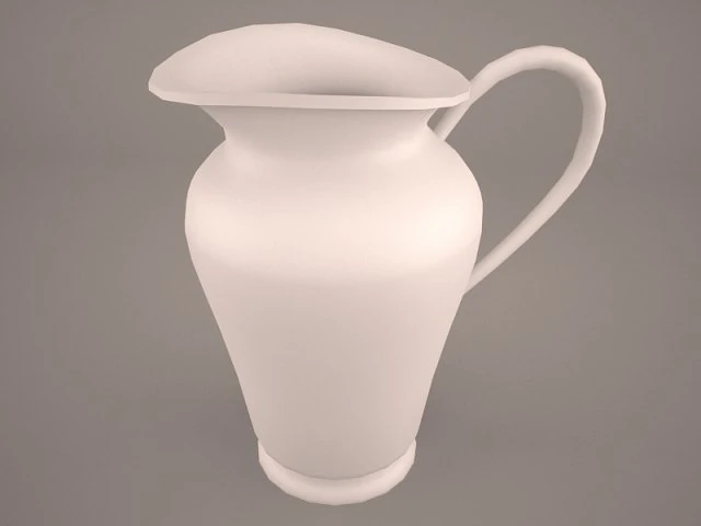 porcelain carafe 3D Model .c4d .max .obj .3ds .fbx .stl .blend 