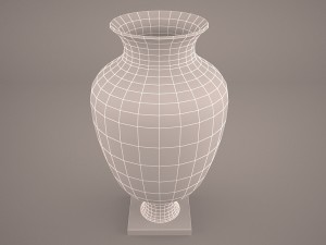 porcelain large vases 3D-Modell