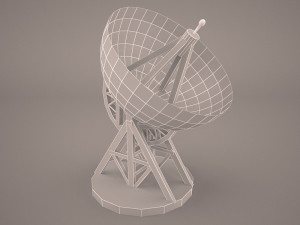 satellite dish super 3D Model