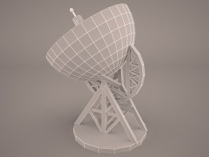 satellite dish super 3D Model
