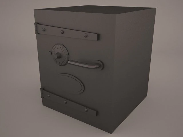 safe lock 3D Model .c4d .max .obj .3ds .fbx .stl .blend 