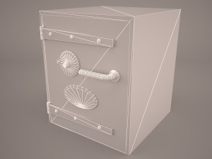 safe lock 3D 모델