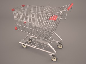 shopping cart 3D Model