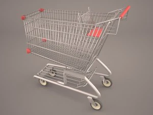 购物车 3D 模型