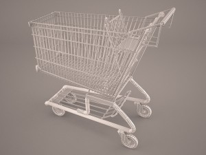 shopping cart Modelo 3D