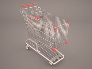 shopping cart Modelo 3D