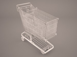 shopping cart Modelo 3D
