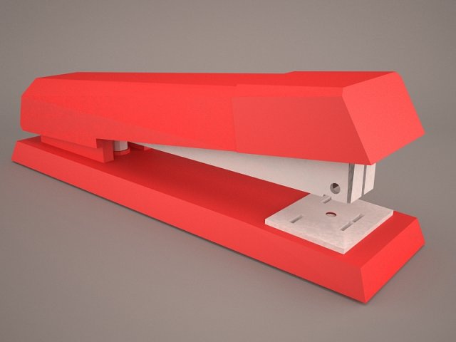 stapler 3D मॉडल .c4d .max .obj .3ds .fbx .stl .blend 