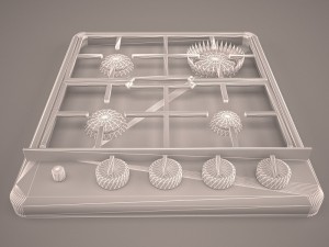 foster gas cooktop 3D Модель