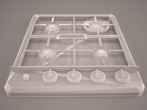 foster gas cooktop 3D Model
