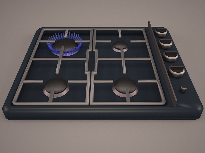 kitchenaid Induction Cooktop 3D model