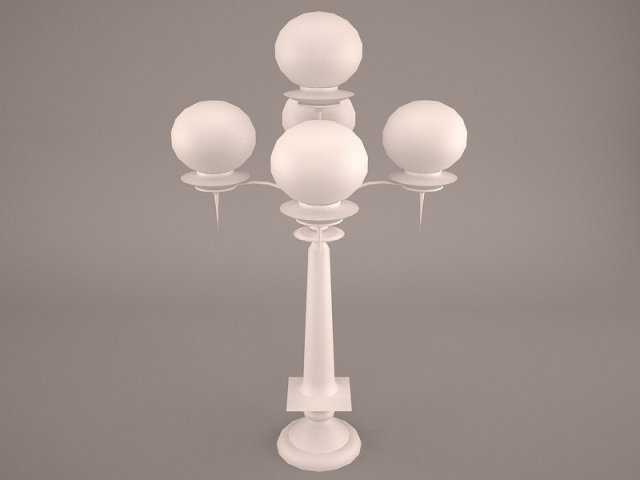 street lamp Modelo 3D .c4d .max .obj .3ds .fbx .stl .blend 