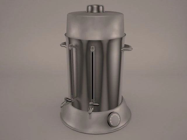 Tea machine 3D Model .c4d .max .obj .3ds .fbx .stl .blend 