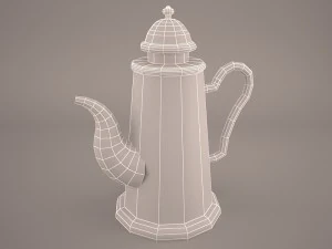 bule antigo Modelo 3D