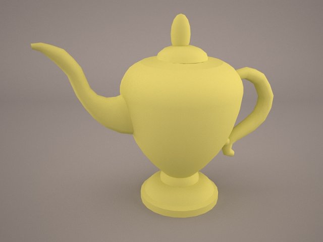 antique teapot Modèle 3D .c4d .max .obj .3ds .fbx .stl .blend 