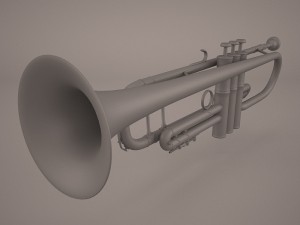 trumpet 3Dモデル