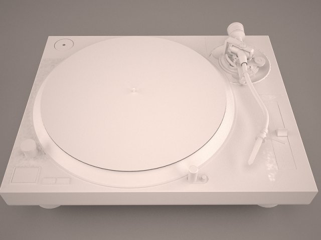 turntable vestax guber 3D 모델 .c4d .max .obj .3ds .fbx .stl .blend 
