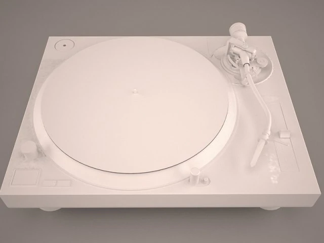 turntable vestax guber 3D Model .c4d .max .obj .3ds .fbx .stl .blend 