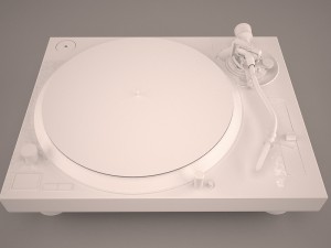 turntable vestax guber Modelo 3D