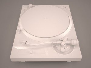 turntable vestax guber 3D 모델