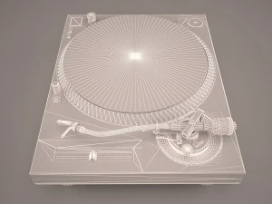 turntable vestax guber 3D Model
