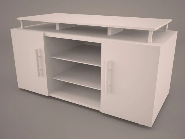 firmus entertainment console 3D Model .c4d .max .obj .3ds .fbx .stl .blend