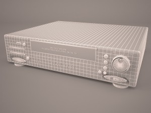 car stereo panasonic 3D Model