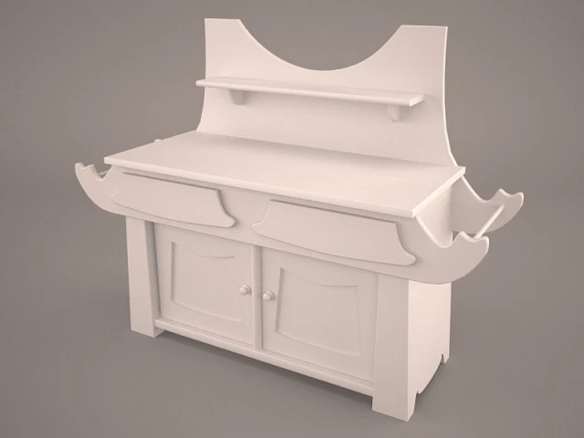 concept bathroom furniture 3D Model .c4d .max .obj .3ds .fbx .stl .blend