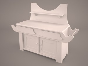 concept bathroom furniture 3D Модель