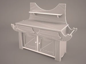 concept bathroom furniture 3D Model