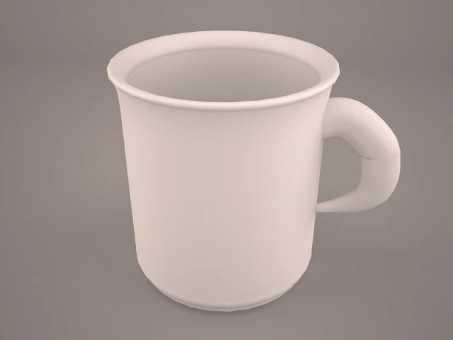caneca de caf&eacute; Modelo 3D .c4d .max .obj .3ds .fbx .stl .blend 