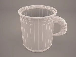 caneca de caf&eacute; Modelo 3D