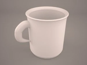 caneca de caf&eacute; Modelo 3D