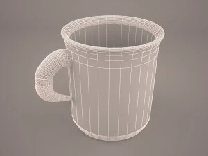 caneca de caf&eacute; Modelo 3D