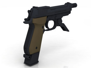 Beretta 93R Modelo 3D