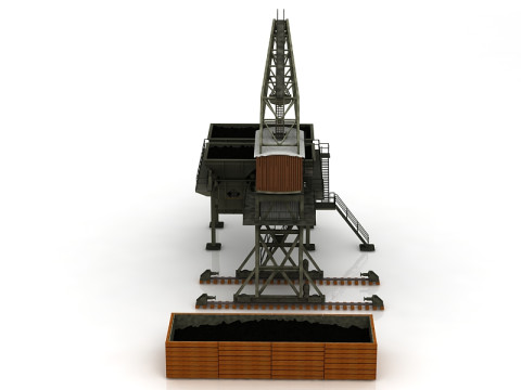 Industri&euml;le machine 3D Model
