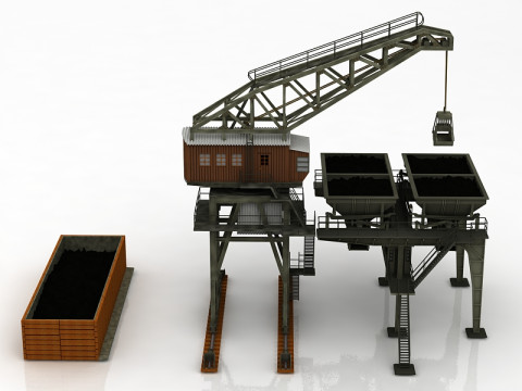 Industri&euml;le machine 3D Model