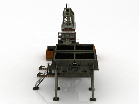 Industri&euml;le machine 3D Model