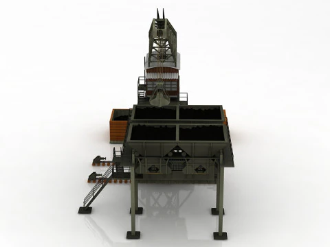 Industrial Machine 3D Model