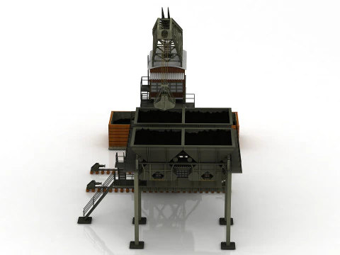 Industrial Machine 3D Model