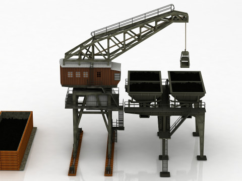 Industri&euml;le machine 3D Model