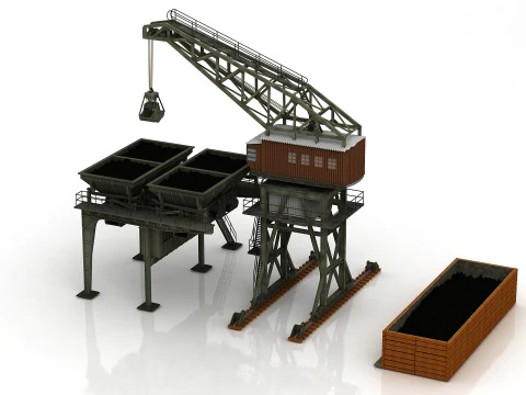 Industrial Machine 3D Model