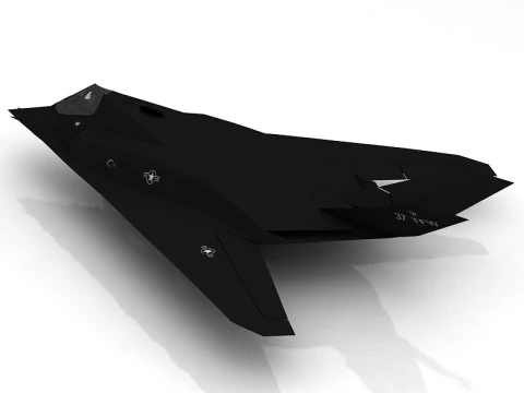 F 117 NightHawk V2 3D Model