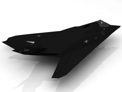 F 117 NightHawk V2 3D Model