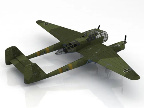 Focke-Wulf Fw 189 Uhu 3D Model