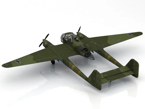 Focke-Wulf Fw 189 Uhu 3D Model