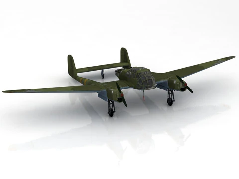 Focke-Wulf Fw 189 Uhu 3D Model