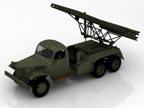 Katjuscha BM 13 3D Modell