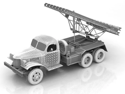 Katyusha BM 13 3D Model