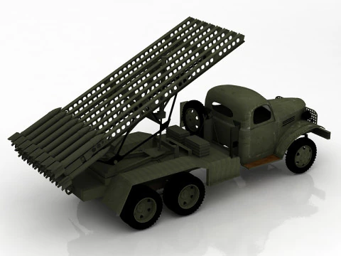 Katyusha BM 13 3D Model